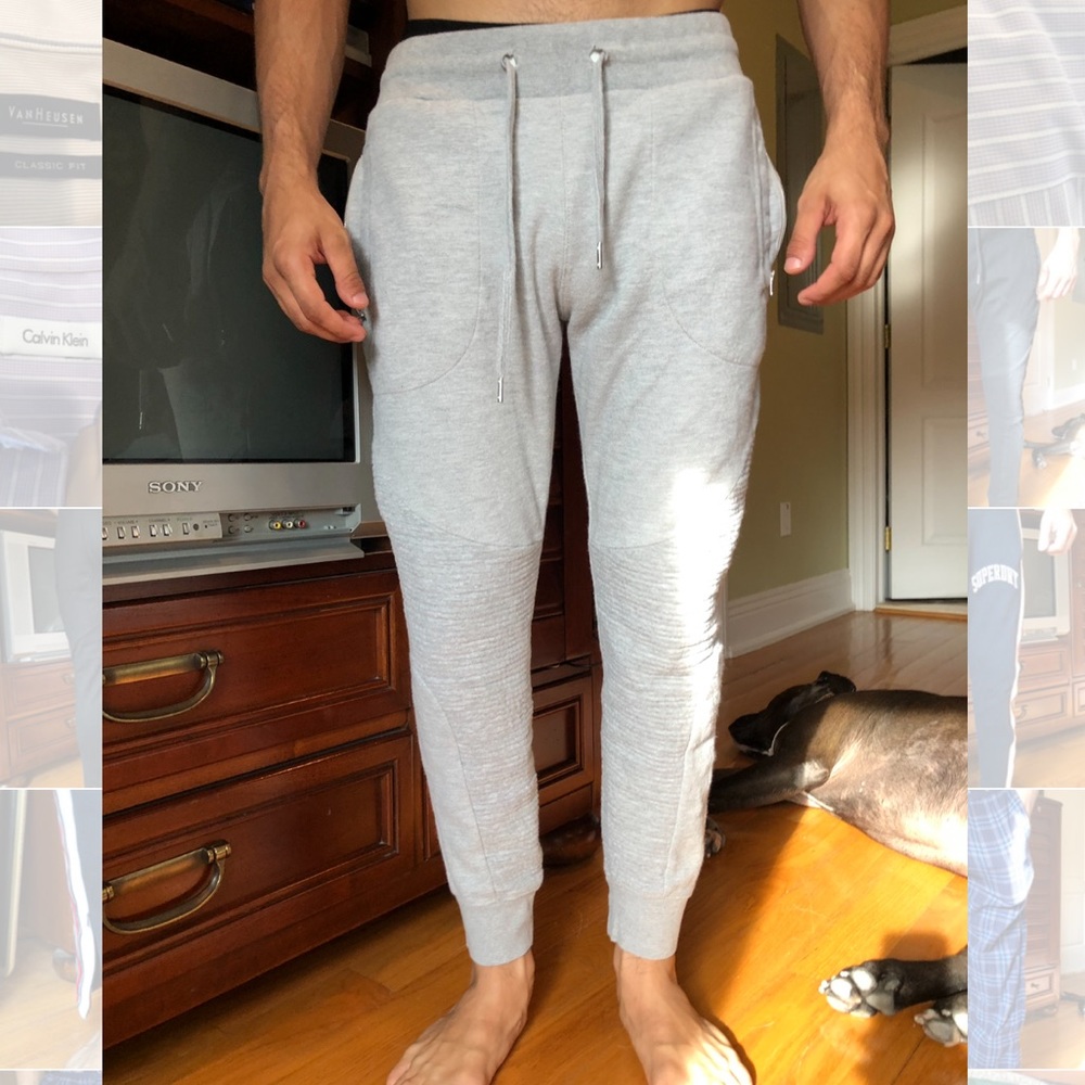 Zara Men grey jogger ✳️